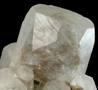 Calcite with internal phantoms from Charcas District, San Luis Potosi, Mexico