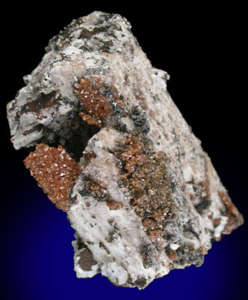 Phillipsite pseudomorphs after Serandite from Mont Saint-Hilaire, Qubec, Canada