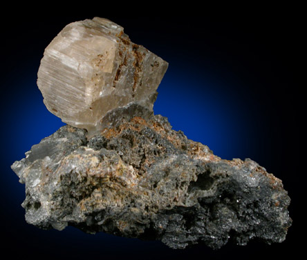 Phosgenite on Galena from Monteponi Mine, Iglesias, Sardinia, Italy