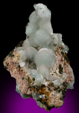 Hemimorphite from 79 Mine, Banner District, near Hayden, Gila County, Arizona