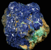Azurite and Malachite from Blue Jay Claim, La Sal District, San Juan County, Utah