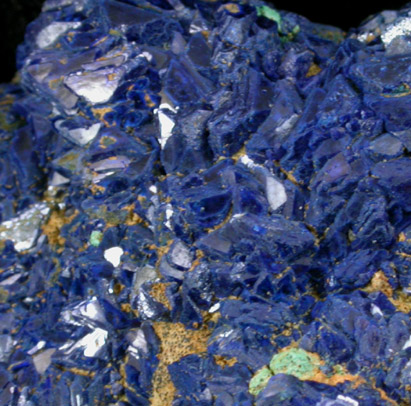 Azurite and Malachite from Blue Jay Claim, La Sal District, San Juan County, Utah