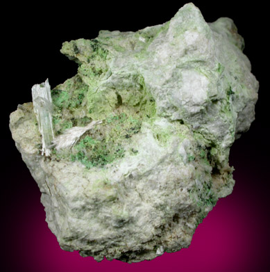 Wollastonite, Pectolite, Grossular Garnet from Jeffrey Mine, Asbestos, Qubec, Canada