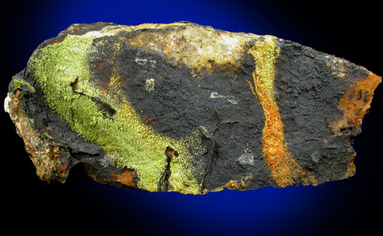 Pyromorphite, Mottramite, Vanadinite from Allah Cooper (Valcooper) Mine, Contrary Creek District, near Mineral, Louisa County, Virginia