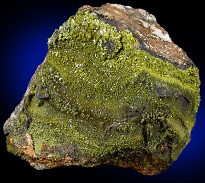 Pyromorphite, Mottramite, Vauquelinite from Allah Cooper (Valcooper) Mine, Contrary Creek District, near Mineral, Louisa County, Virginia