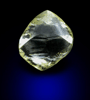 Diamond (1.91 carat cuttable gem-grade yellow complex crystal) from Matto Grosso, Brazil