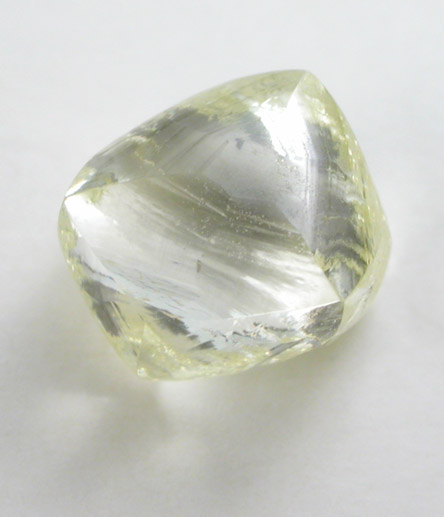 Diamond (1.91 carat cuttable gem-grade yellow complex crystal) from Matto Grosso, Brazil