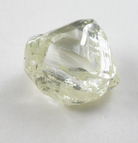 Diamond (1.99 carat cuttable gem-grade yellow complex crystal) from Matto Grosso, Brazil