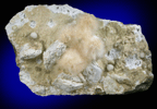 Okenite, Calcite, Gyrolite from Bombay Quarry, Mumbai (Bombay), Maharastra, India