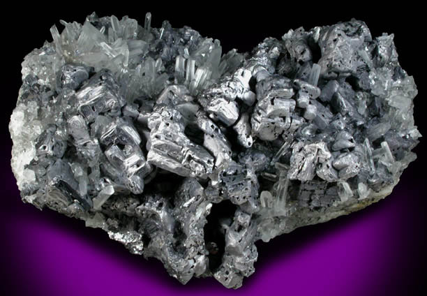 Galena and Quartz from Borieva Reka Mine, Madan District, Rhodope Mountains, Bulgaria