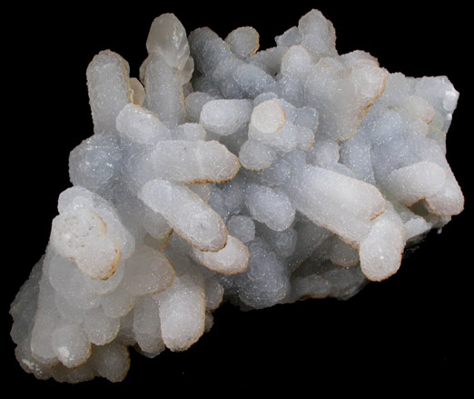 Quartz on Quartz with Calcite from Borieva Reka Mine, Madan District, Rhodope Mountains, Bulgaria