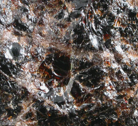 Triplite with Phosphosiderite from El Criollo Mine, Tanti, Córdoba, Argentina