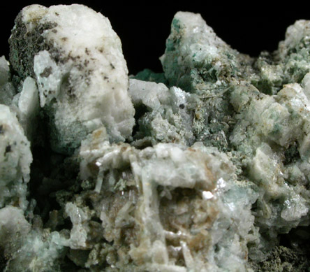Elpidite with Chlorite from Mont Saint-Hilaire, Qubec, Canada