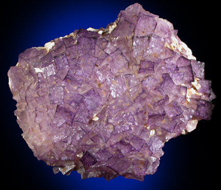 Fluorite over Barite from Caldwell Stone Quarry, Danville, Boyle County, Kentucky