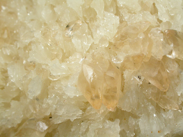 Barite with Calcite from Elmwood Mine, Carthage, Smith County, Tennessee