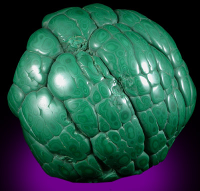 Malachite from Mashamba Mines, 10 km west of Kolwezi, Katanga Copperbelt, Lualaba Province, Democratic Republic of the Congo