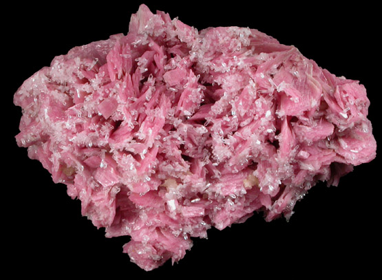 Rhodonite with Quartz from Mina San Martn, Chiuruco, Huallanca, Peru