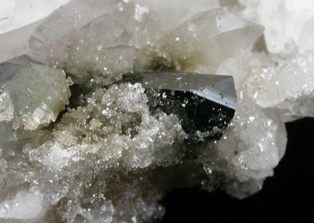 Calcite with Ilvaite from Dalnegorsk, Primorskiy Kray, Russia