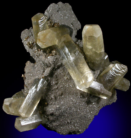 Calcite with Chalcopyrite from Sweetwater Mine, Viburnum Trend, Reynolds County, Missouri