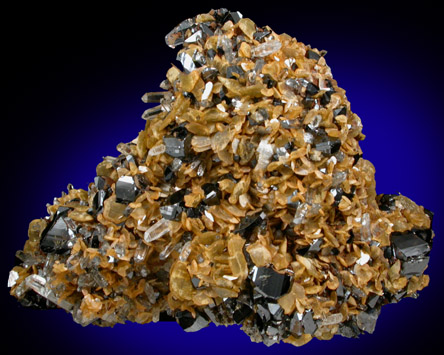Cassiterite, Siderite, Quartz from Centro Minero Viloco, 5.5 km NE of Araca, Loyza Province, La Paz Department, Bolivia
