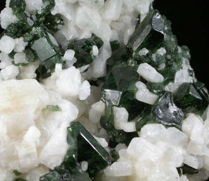 Diopside and Albite from Mulvaney Property, Pitcairn, St. Lawrence County, New York