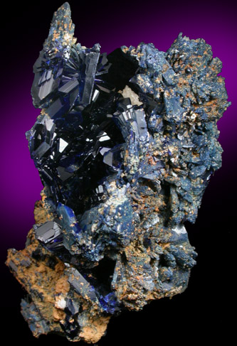 Azurite from Tsumeb Mine, Otavi-Bergland District, Oshikoto, Namibia