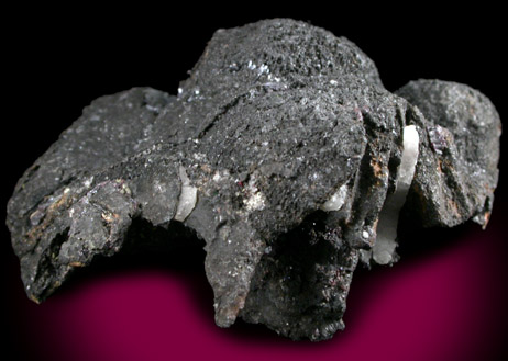 Arsenolite on Arsenic from Schneeberg, Erzgebirge, Saxony, Germany