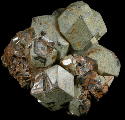 Andradite-Grossular Garnet from Trantimou, Kayes Region, Mali