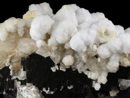 Barite, Calcite, Fluorite from Cave-in-Rock District, Hardin County, Illinois