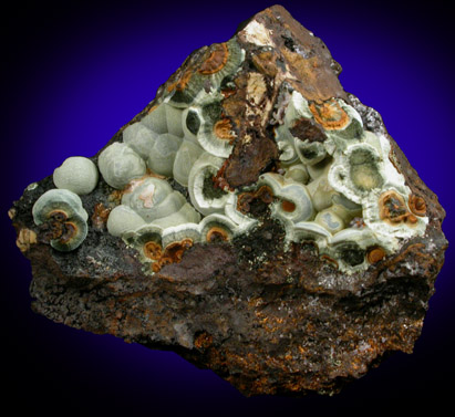 Kidwellite, Cacoxenite, Beraunite from Coon Creek Mine, Polk County, Arkansas