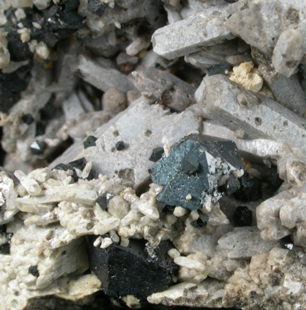 Brookite on Quartz from Magnet Cove, Hot Spring County, Arkansas