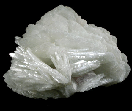 Albite var. Cleavelandite with Lepidolite from Himalaya Mine, Mesa Grande District, San Diego County, California