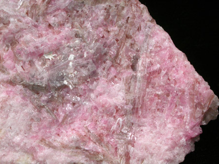 Zoisite var. Thulite from Spruce Pine, Mitchell County, North Carolina