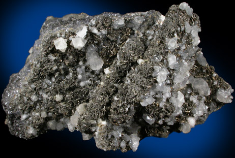 Pyrrhotite, Arsenopyrite, Pyrite, Calcite, Gypsum var. Selenite from (Naica District), Mexico