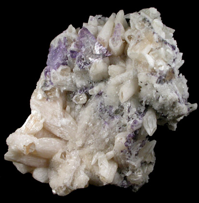 Calcite and Fluorite from Cave-in-Rock District, Hardin County, Illinois