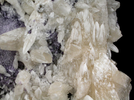 Calcite and Fluorite from Cave-in-Rock District, Hardin County, Illinois