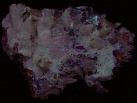 Calcite and Fluorite from Cave-in-Rock District, Hardin County, Illinois