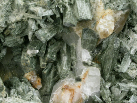 Actinolite pseudomorphs after Diopside (a.k.a Uralite) from Calumet Mine, 12 km NNE of Salida, Chaffee County, Colorado