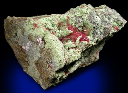 Cuprite var. Chalcotrichite from Ray Mine, Mineral Creek District, Pinal County, Arizona