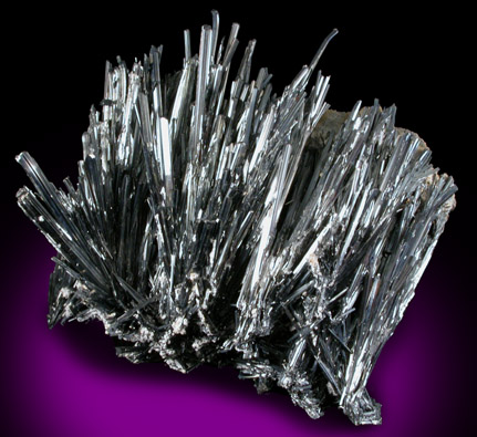 Stibnite from Baia Sprie (Felsbnya), Maramures, Romania