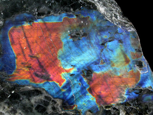 Anorthite var. Labradorite from Nain, Labrador, Canada