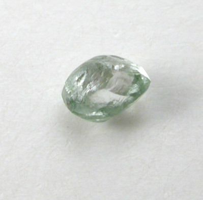 Diamond (0.05 carat green dodecahedral crystal) from Guaniamo, Bolivar Province, Venezuela