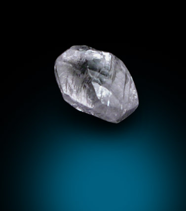 Diamond (0.13 carat pale-pink dodecahedral crystal) from Northern Cape Province, South Africa