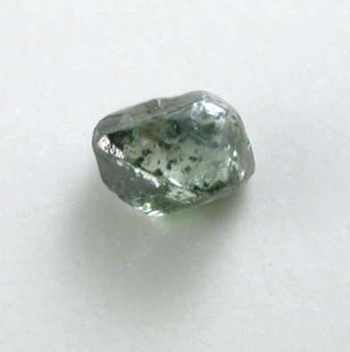 Diamond (0.07 carat green octahedral crystal) from Guaniamo, Bolivar Province, Venezuela