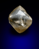 Diamond (0.70 carat brown octahedral crystal) from Northern Cape Province, South Africa