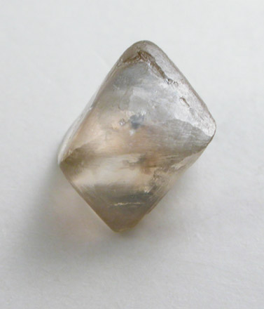 Diamond (0.68 carat brown octahedral crystal) from Northern Cape Province, South Africa