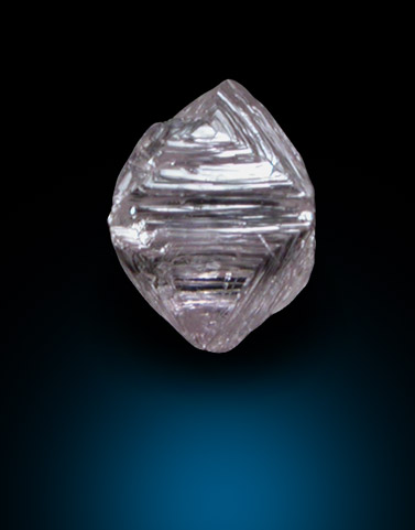 Diamond (0.18 carat pink octahedral crystal) from Argyle Mine, Kimberley, Western Australia, Australia