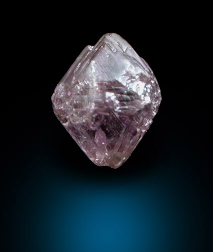 Diamond (0.51 carat purple-gray octahedral crystal) from Argyle Mine, Kimberley, Western Australia, Australia