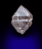 Diamond (0.48 carat pink-gray octahedral crystal) from Argyle Mine, Kimberley, Western Australia, Australia