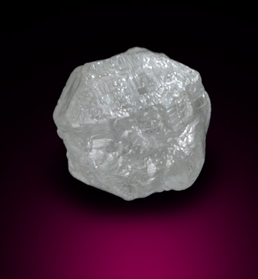 Diamond (1.16 carat colorless complex crystal) from Magna Egoli Mine, Zimmi property along the Sewa River, Sierra Leone